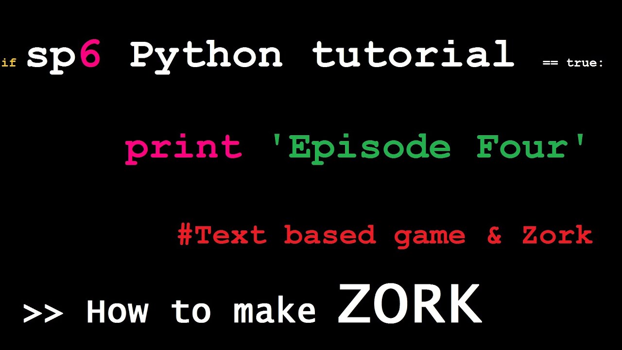 Python Text Game Template